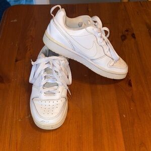 Nike Kids Classic White court low top sneakers